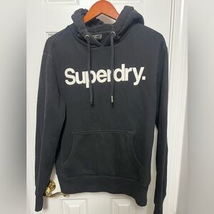 Superdry Core Logo Sweatshirt Hoodie Men's in Black M